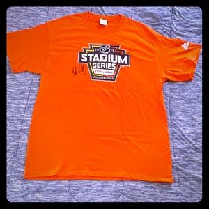 NHl stadium series signed T shirt
